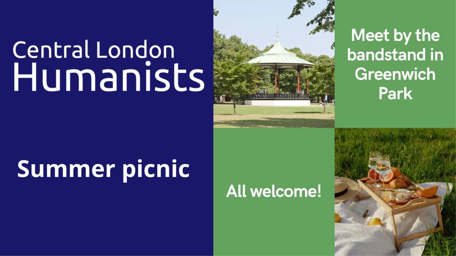 Summer picnic in Greenwich Park