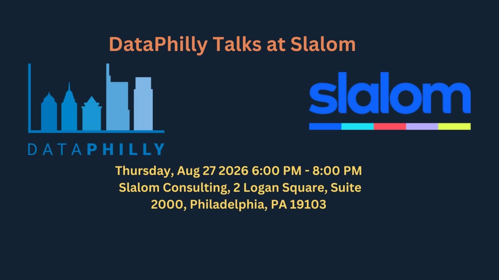 DataPhilly Tech Talks