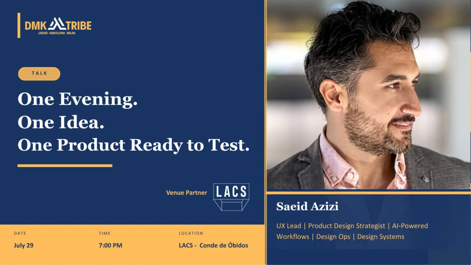 One Evening. One Idea. One Product Ready to Test.