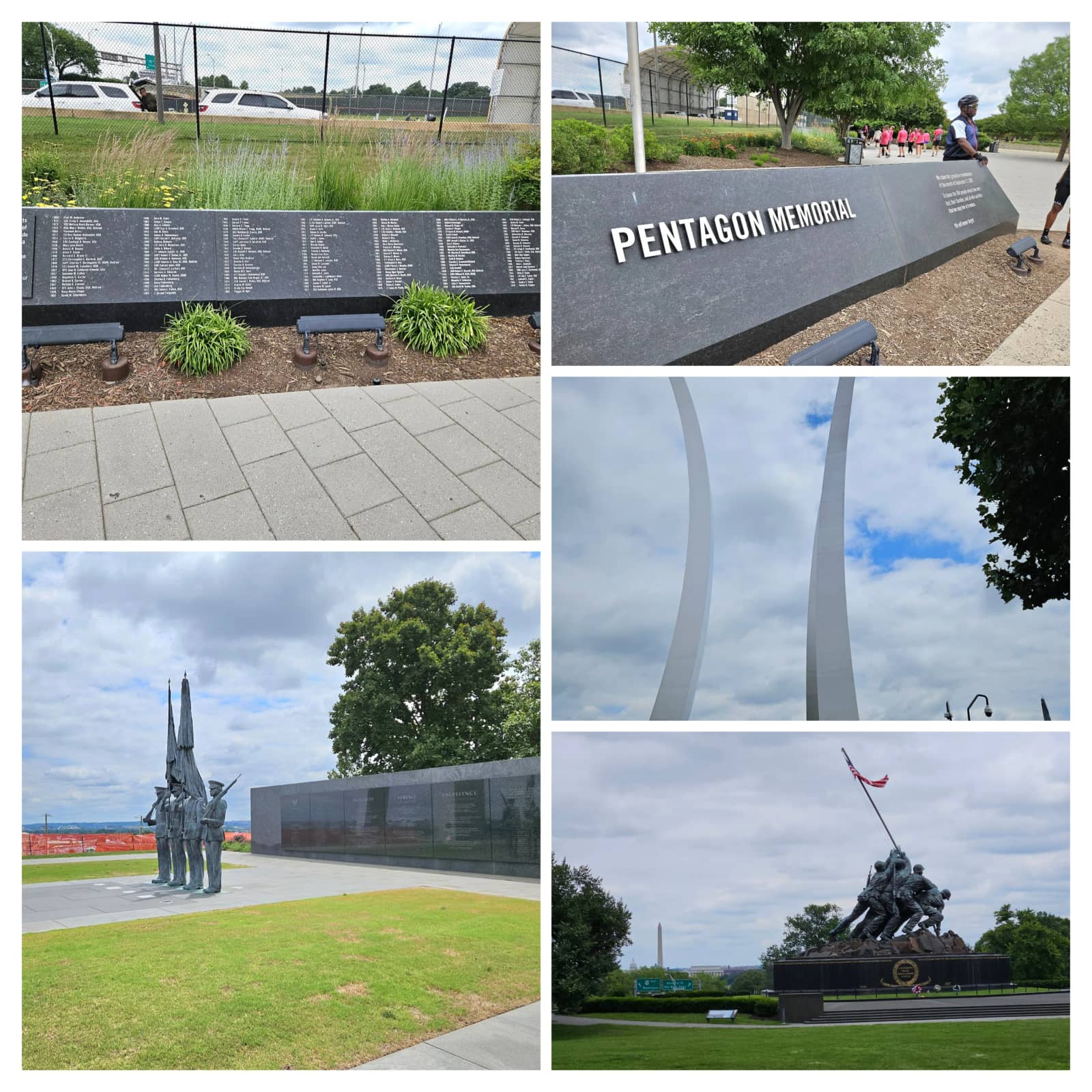 Monday Moves-- Air Force and Pentagon 911 Memorial