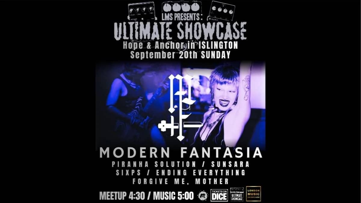Gigs & Drinks😄🍻 @Hope & Anchor - MODERN FANTASIA (Ticketed)