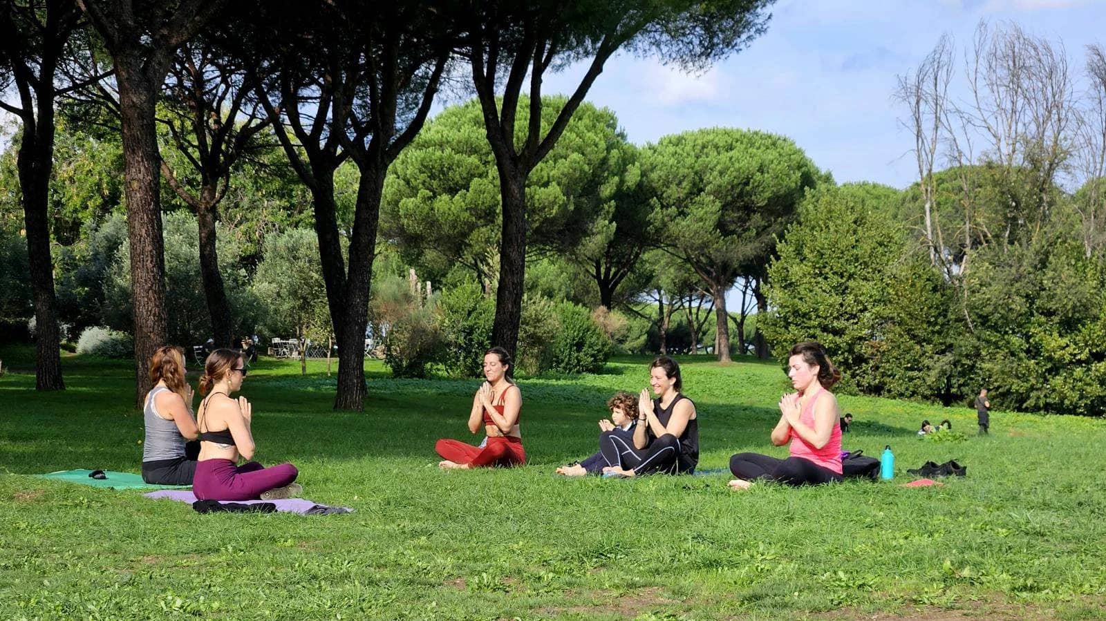 Friday Morning Yoga at Villa Pamphili