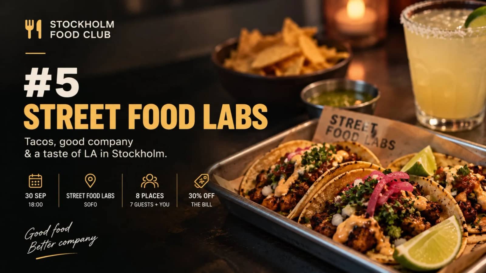 Stockholm Food Club #5 – Street Food Labs 🍜