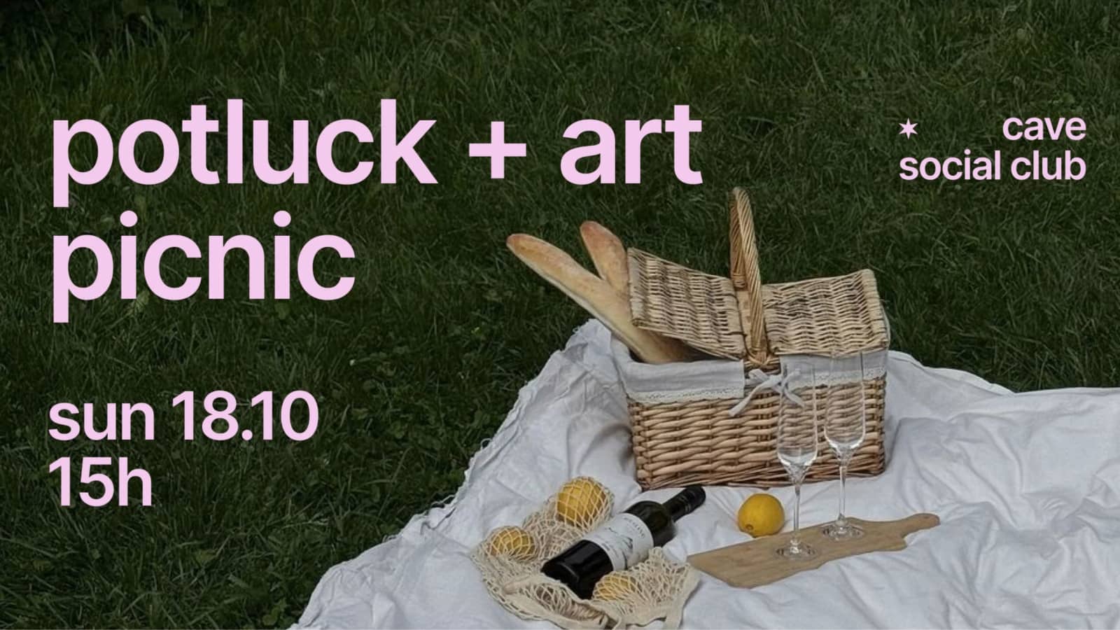 potluck + art picnic