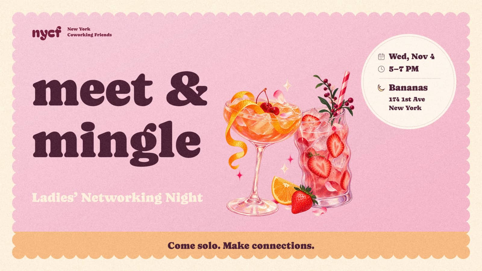 Meet & Mingle: Ladie's Networking Night ✨