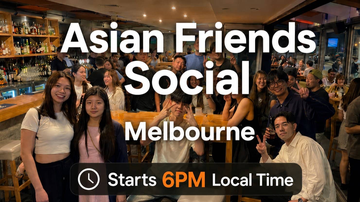 🍜Asian Background Social: Lounge Asia Melbourne (Easy English) 6pm