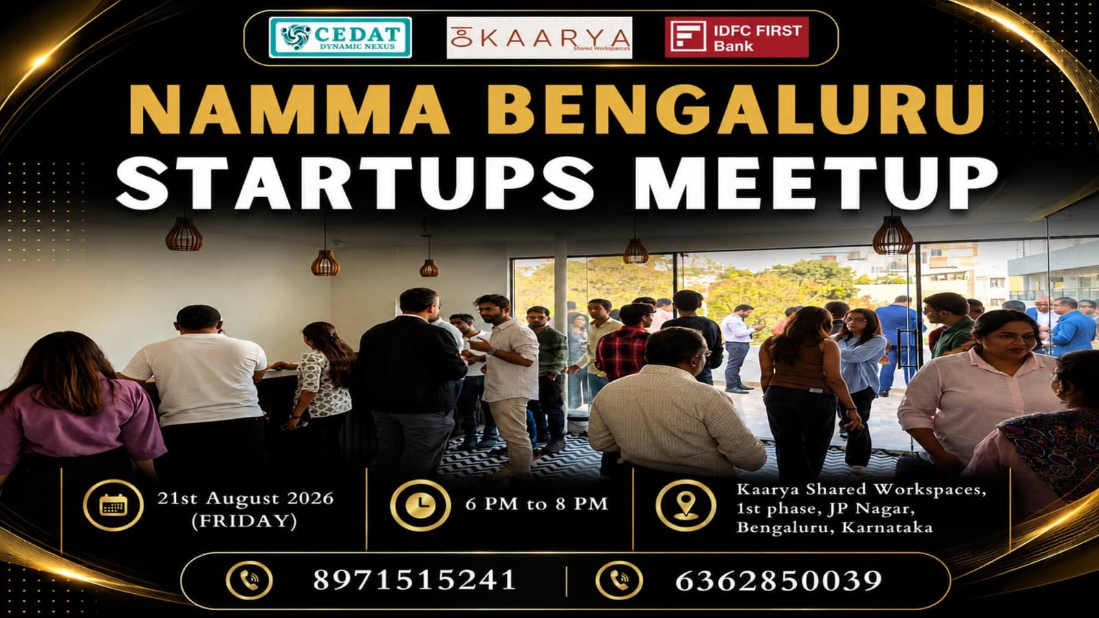 Namma Bengaluru Startups Meetup by CEDAT