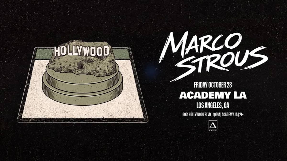 ๐ง Marco Strous @ Academy LA (21+) ๐ฌ