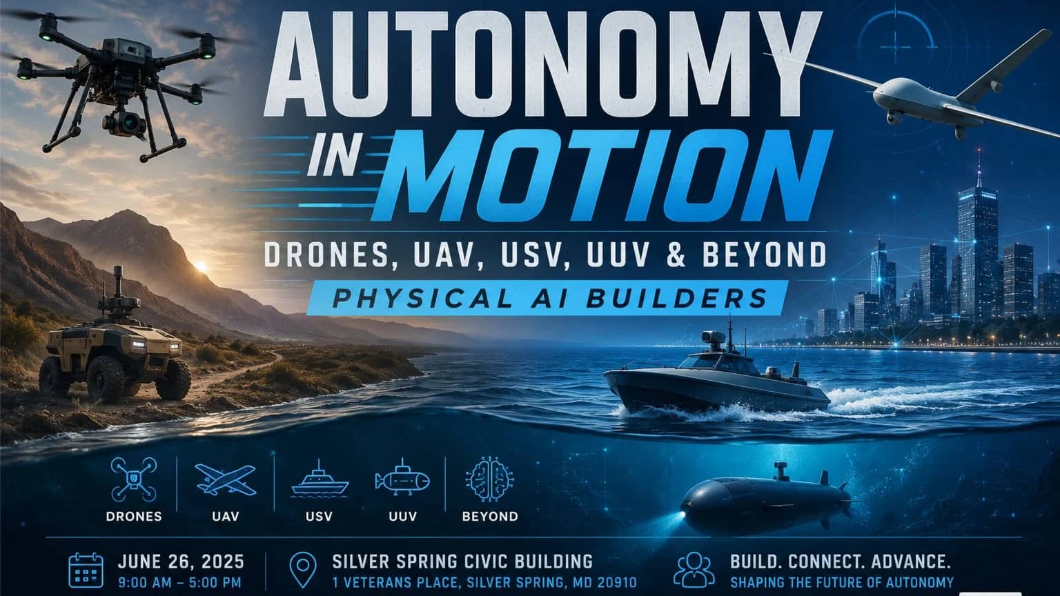 Autonomy in Motion: Drones, UAV, USV, UUV & Beyond