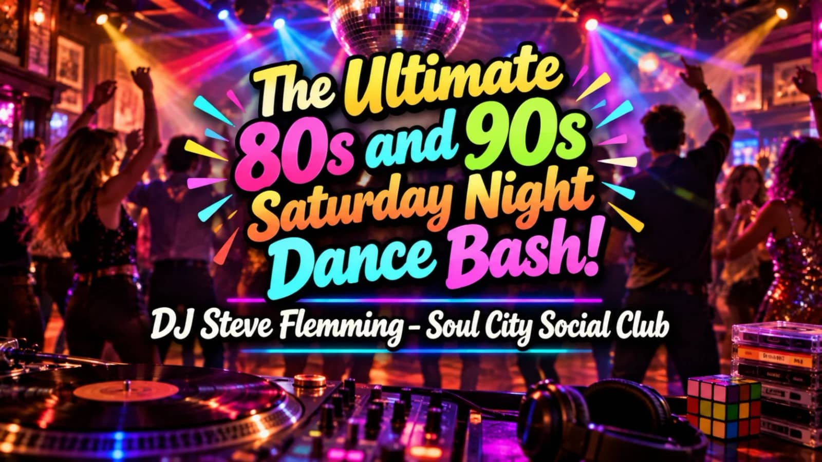 The Ultimate 80s and 90s Saturday Night Dance Bash! (October 10th)