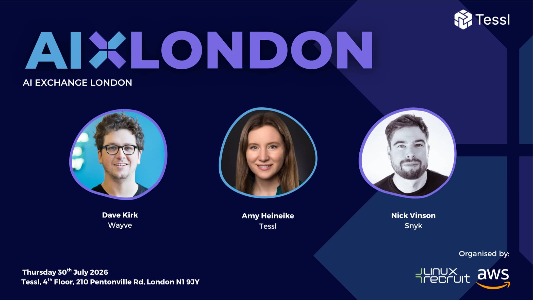 AI Exchange July Ft. Wayve, Tessl, Snyk
