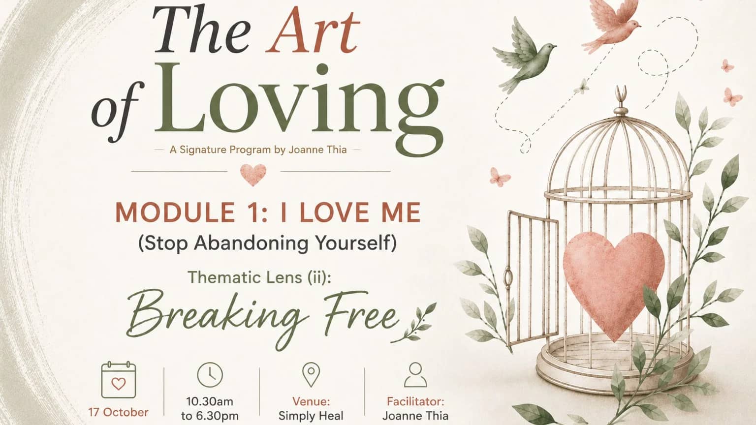 The Art of Loving - I Love Me (Breaking Free)