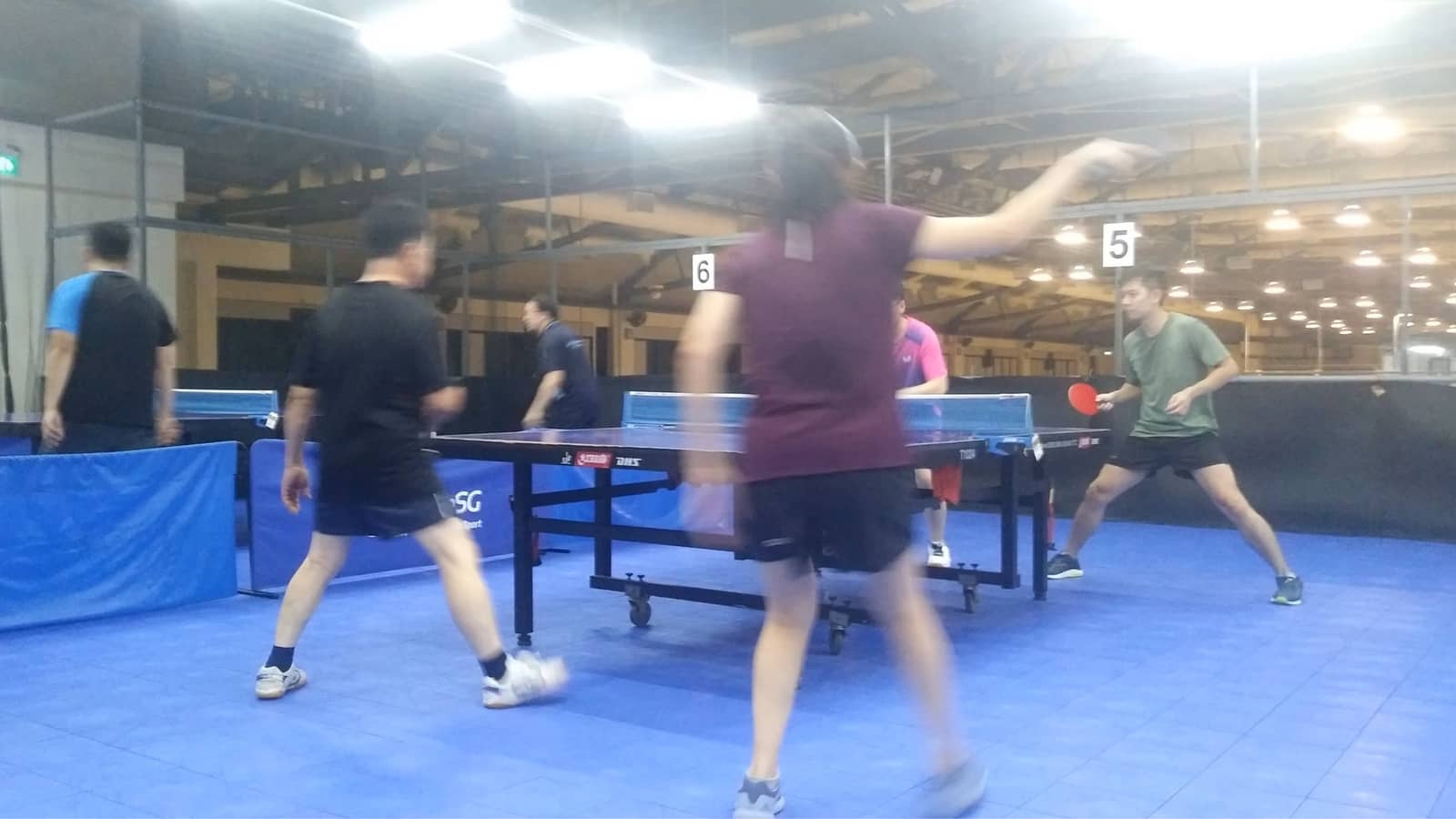 5 Tables Mon TT @ Bishan Sports Hall