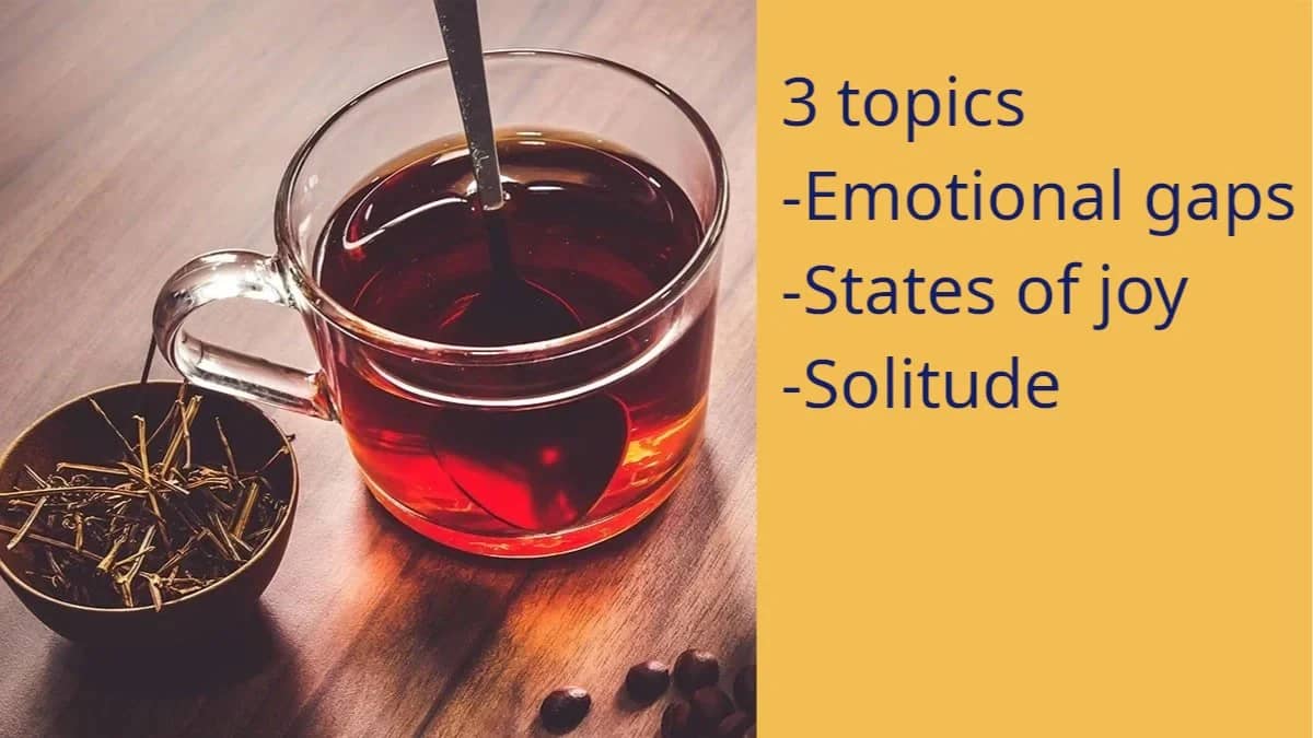 Personal development discussion: 3 topics to choose, topics in description