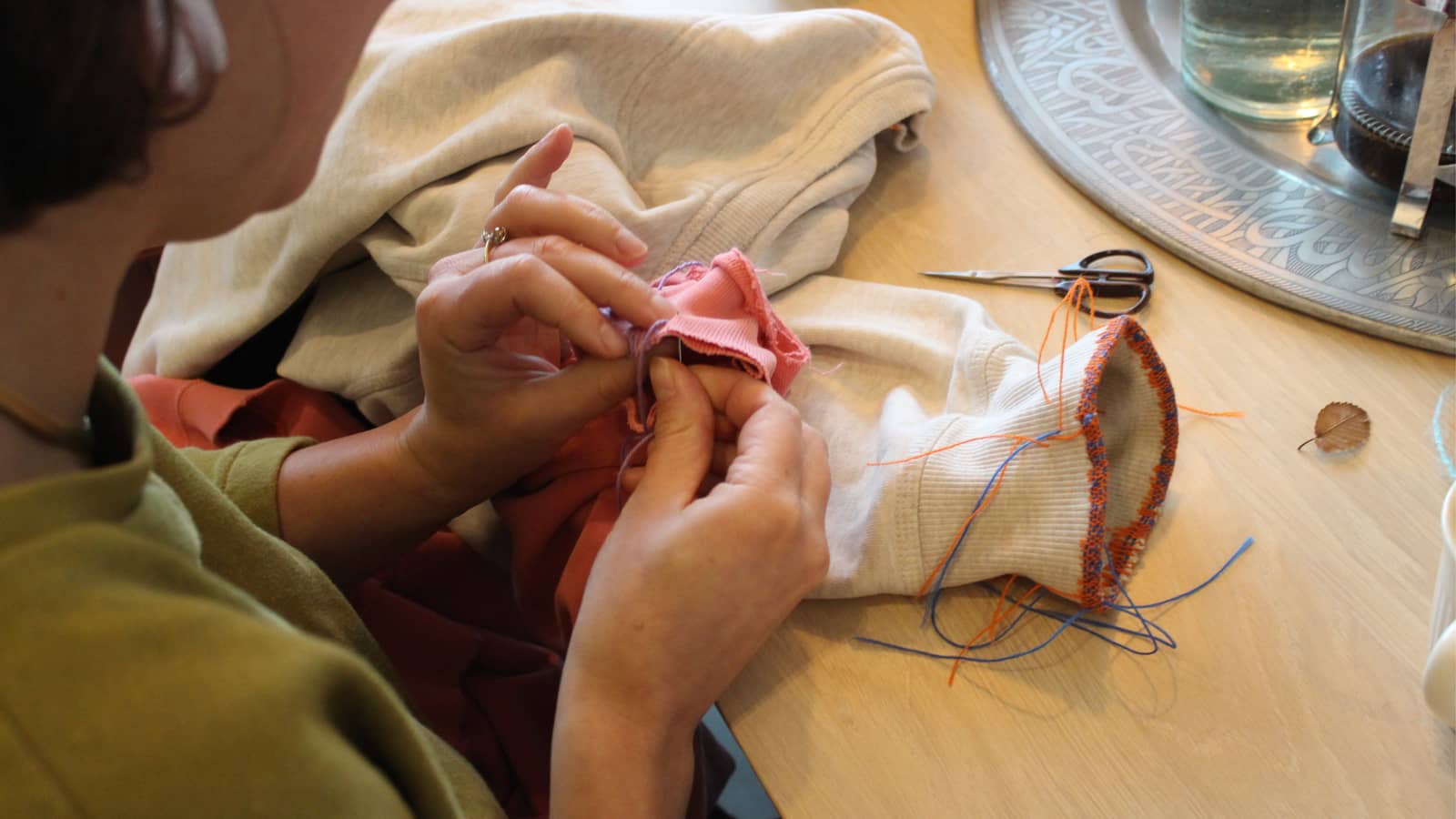 Visible mending workshop - Amsterdam-West
