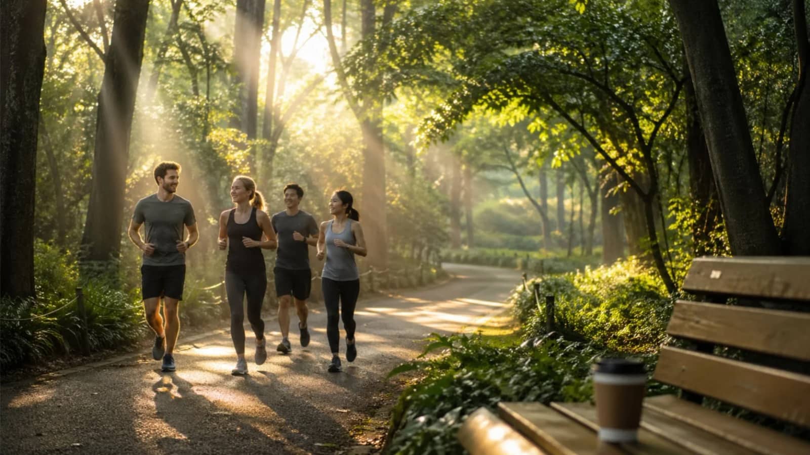 🌳 Forest Jog in the Middle of Tokyo + Cozy Cafe Hangout ☕ | Meet New Friends