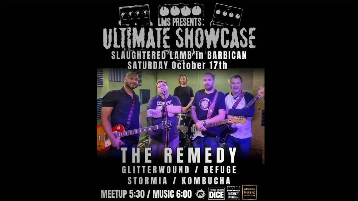 Gigs & Drinks😄🍻 @Slaughtered Lamb - THE REMEDY (Ticketed)