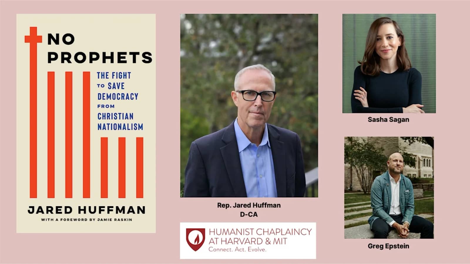 HCH: Congressman Jared Huffman in Conversation with Sasha Sagan and Greg Epstein