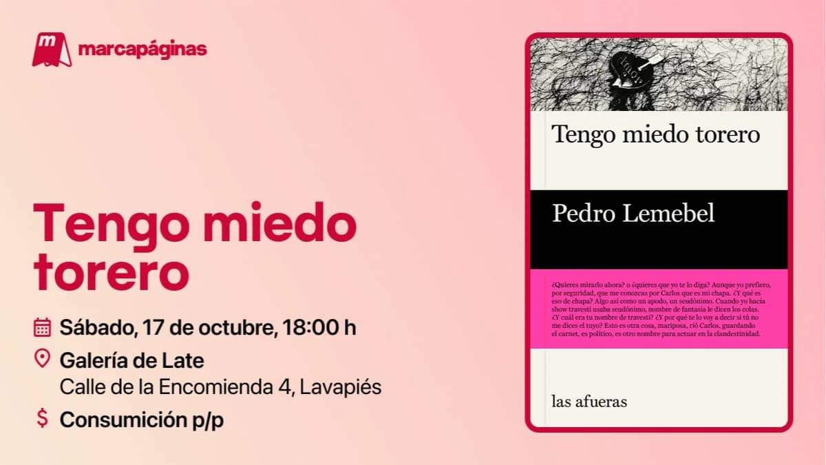 Café literario 🔖 Tengo miedo torero