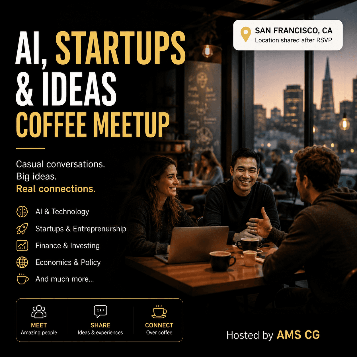 AI, Startups & Ideas Coffee Meetup ☕