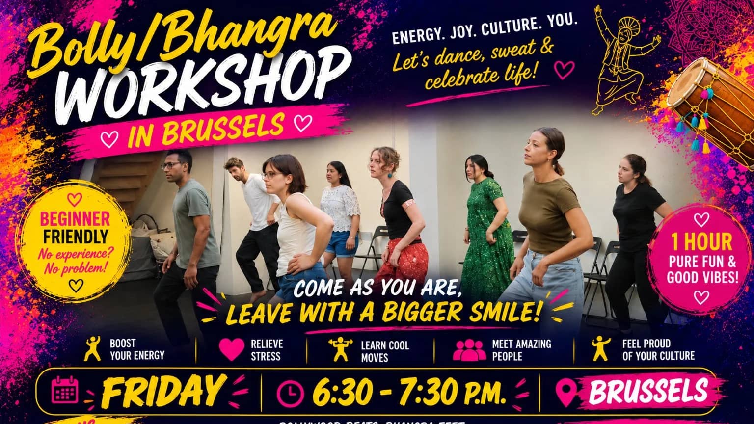 Indian Dance - Punjabi Bhangra & Bollywood Workshop