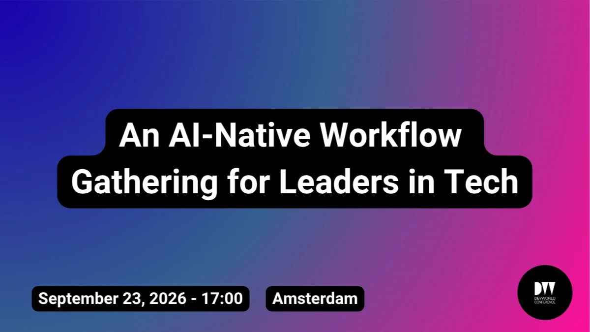 How engineering organizations transform in the AI era (rsvp via link required)