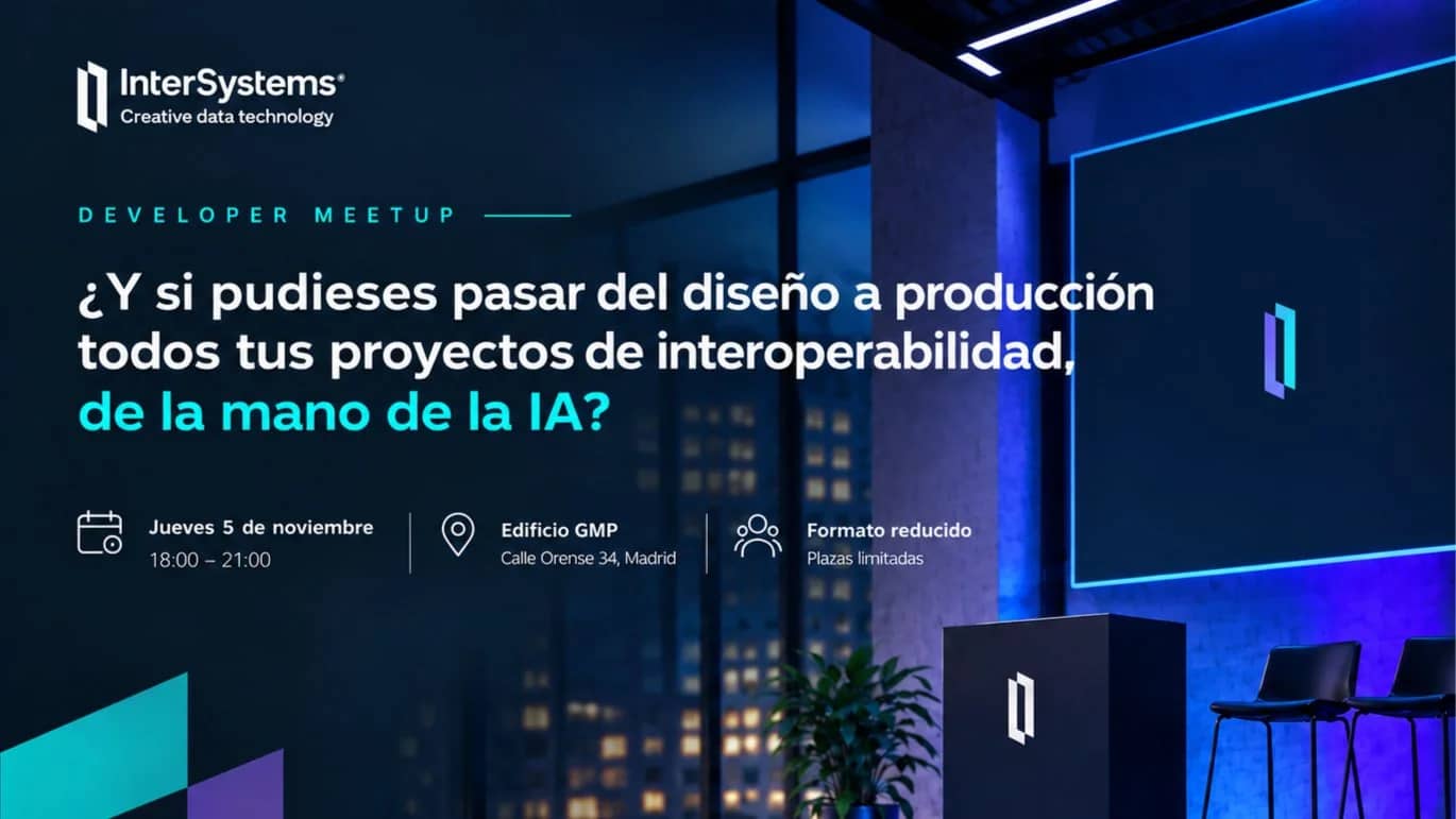 Meetup de IA en modo afterwork con InterSystems