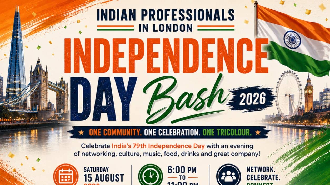 Indian Professionals in London Independence Day Bash