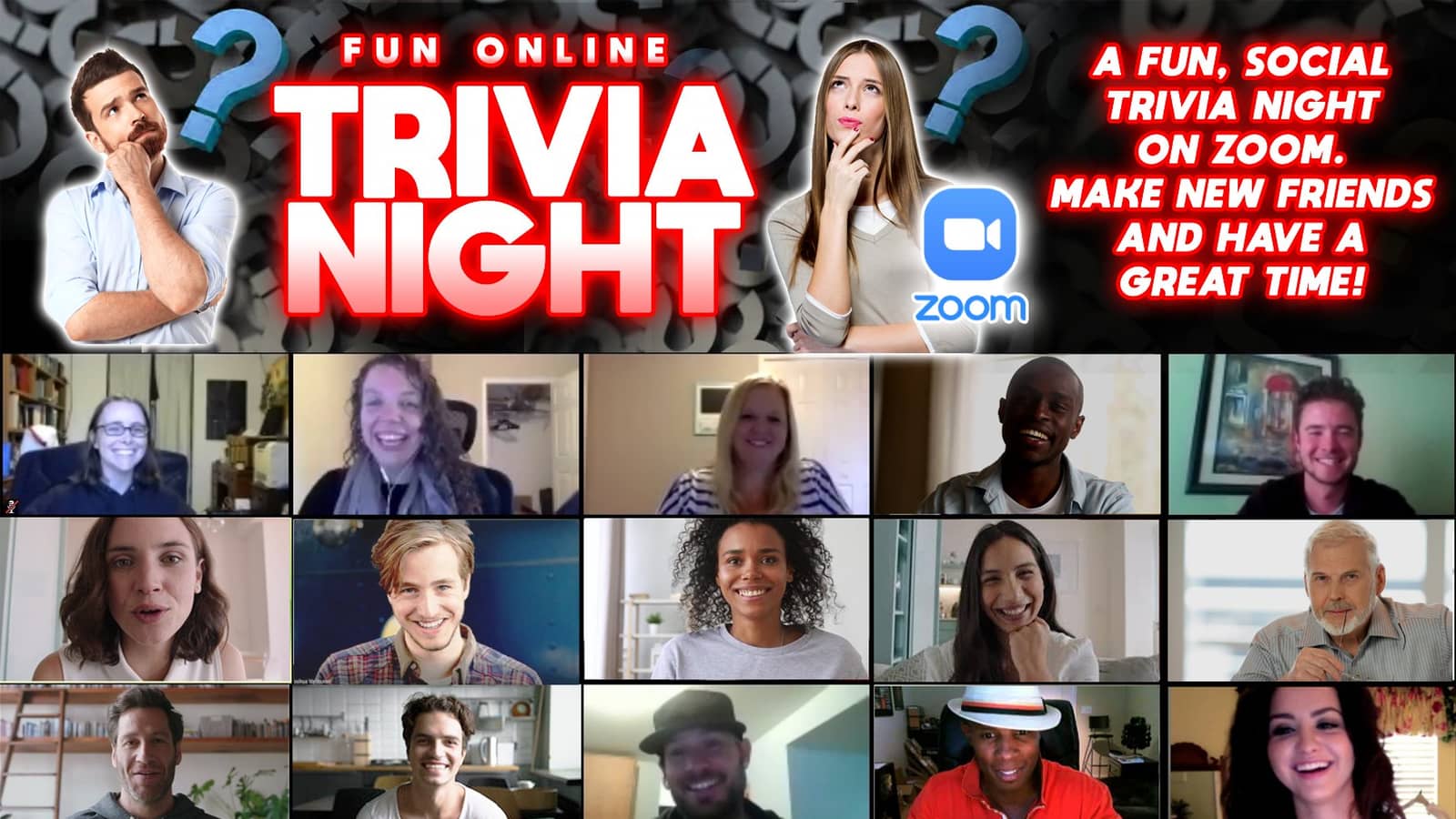 Fun & Free Trivia Night On Zoom