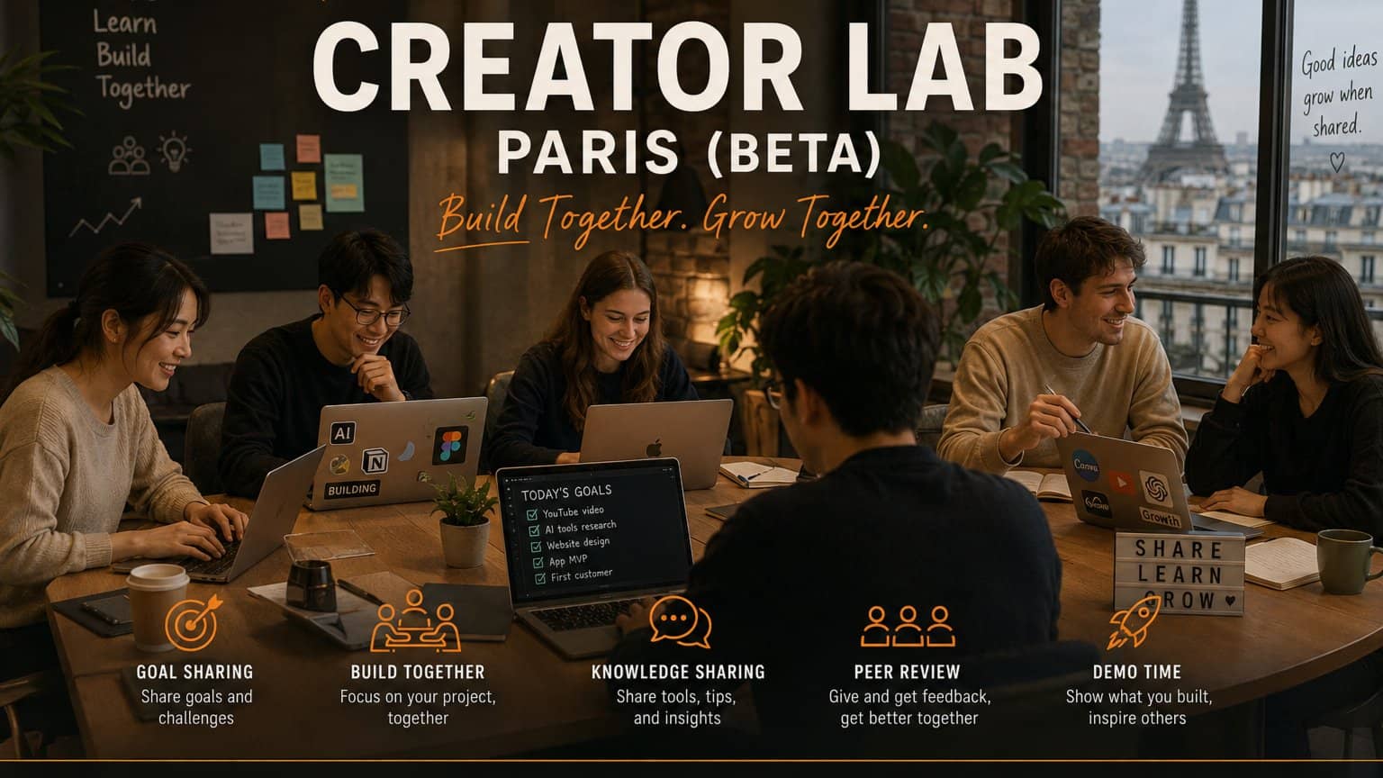 IA, Créateurs de contenu & Entrepreneurs | Build Together Paris