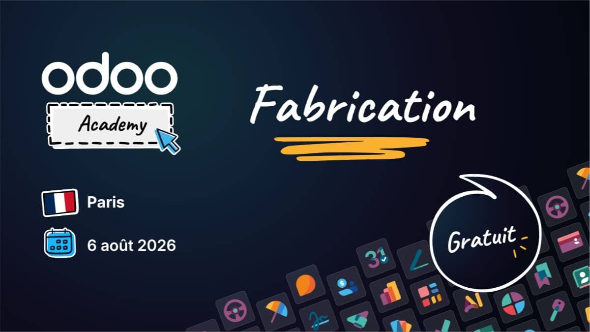 Odoo Academy Fabrication - Paris