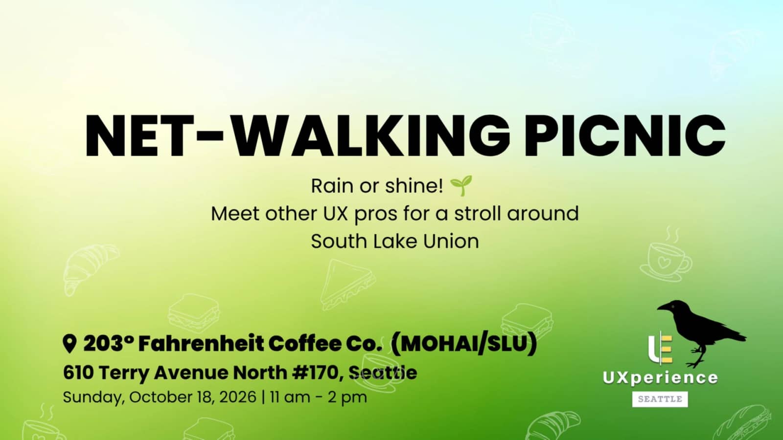 [In-person] 🌱 UXperience Seattle Net-Walking Picnic (Seattle Edition)