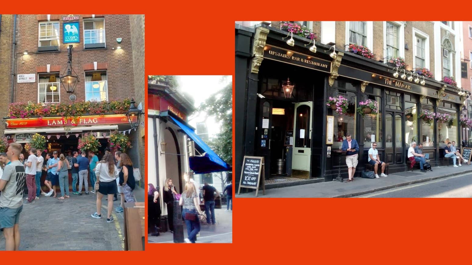 Covent Garden - Pub Crawl and Music later