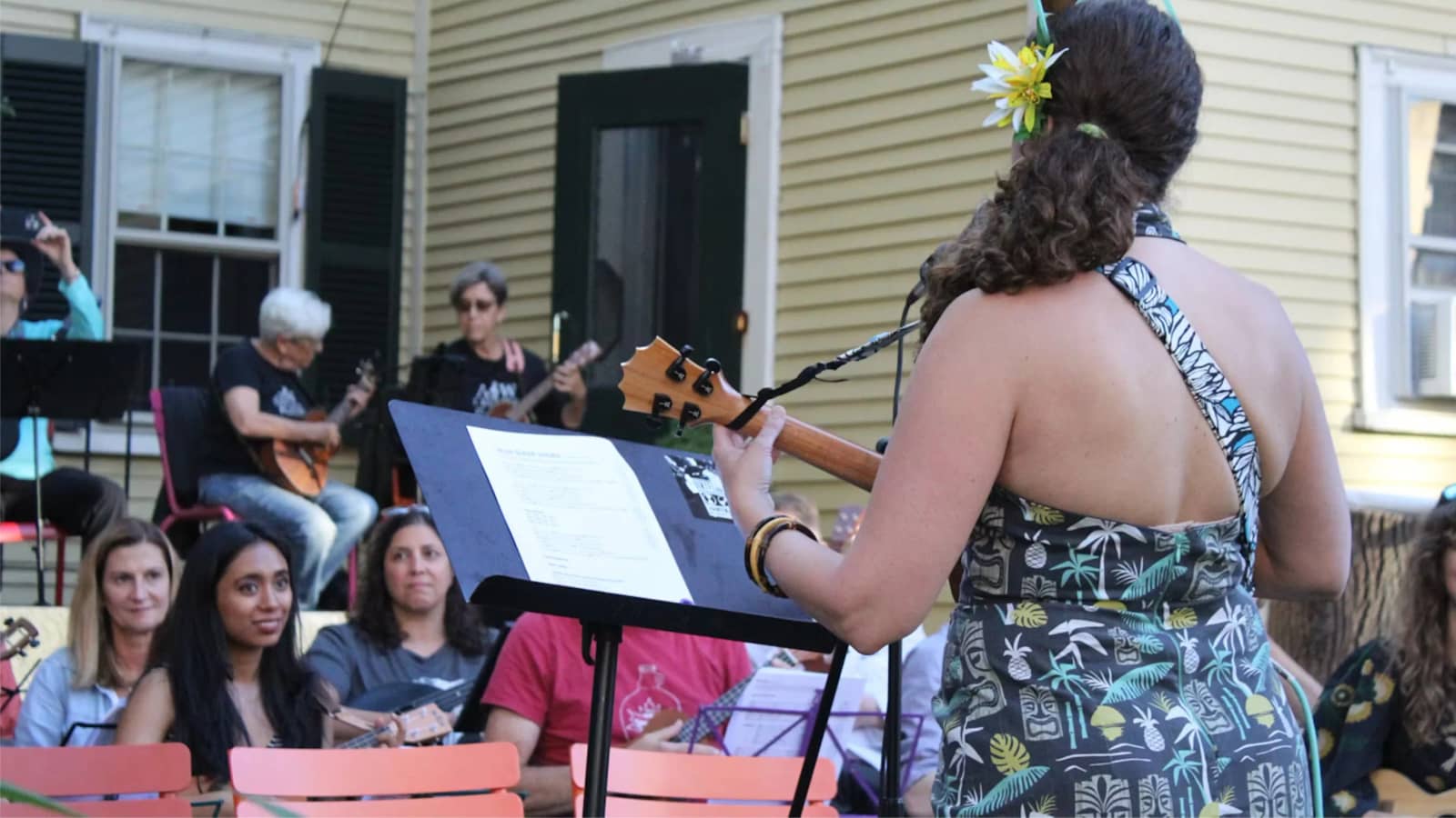 Uke Jam in Harvard Square