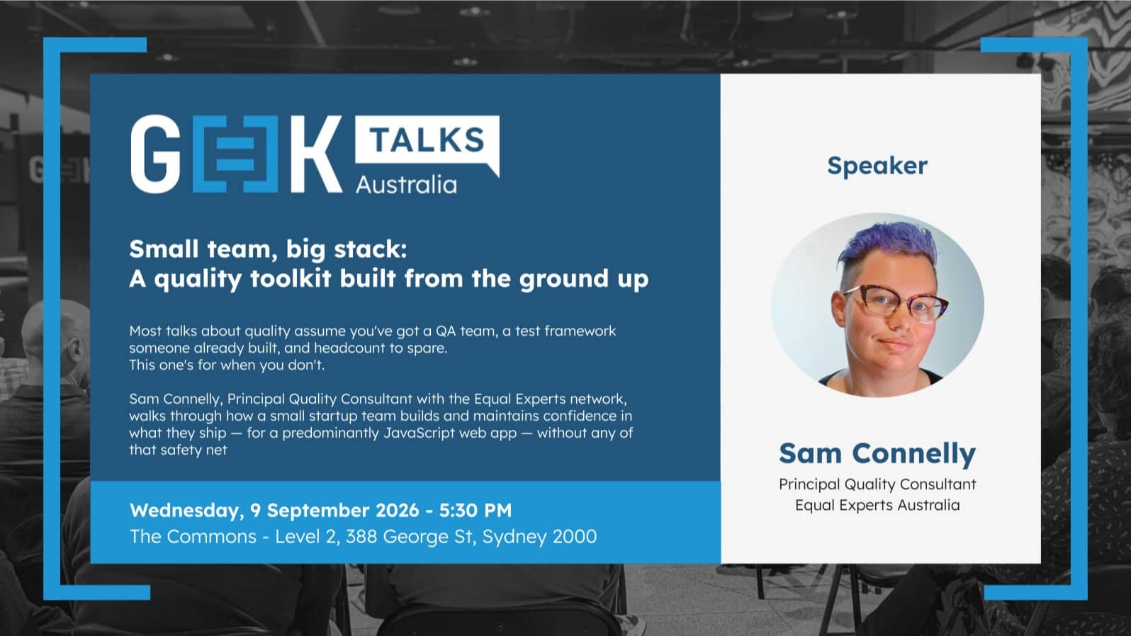 Small Team, Big Stack: A Quality Toolkit Built from the Ground Up