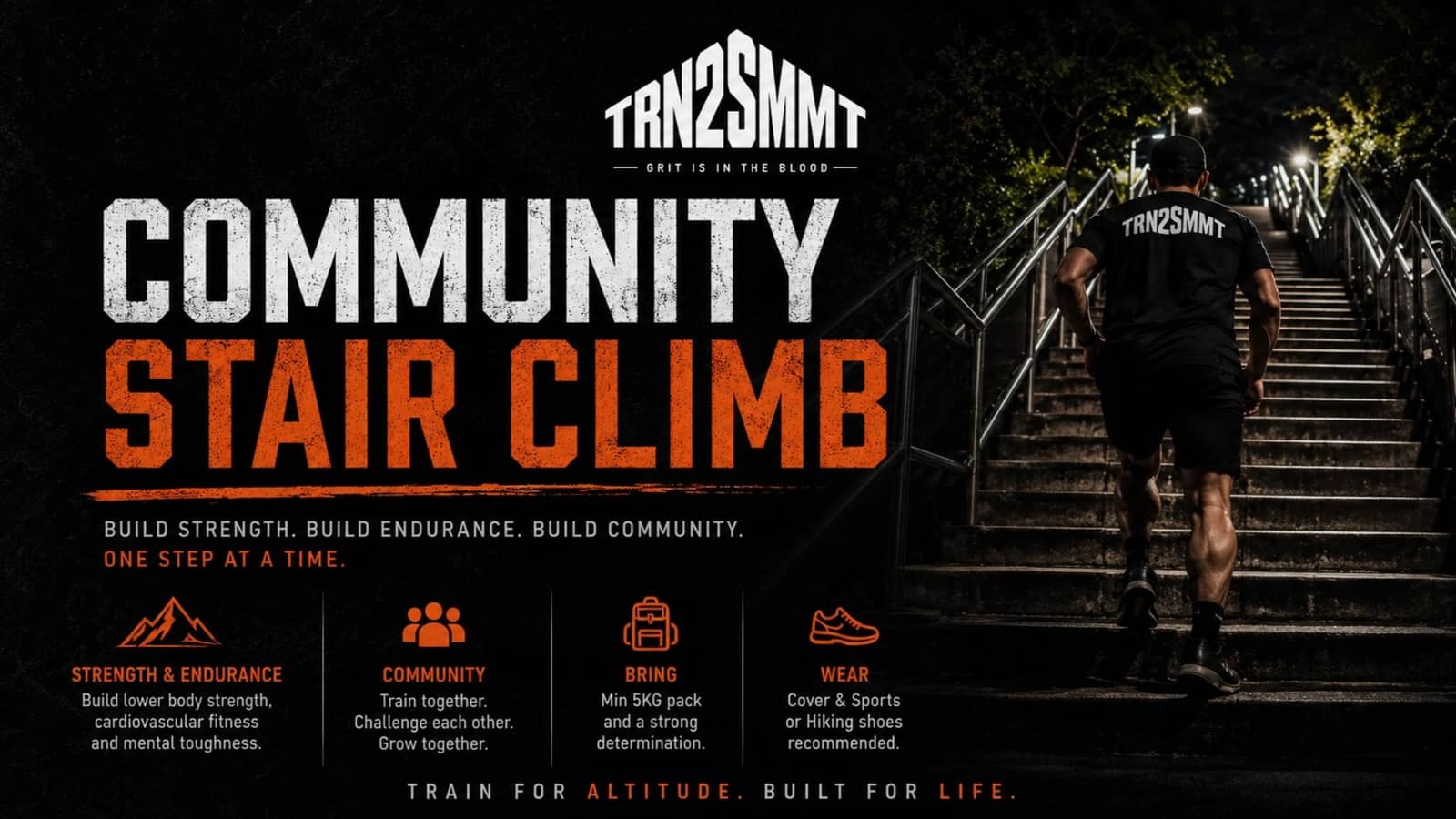 Community Stair Climb for Hikers & Trekkers