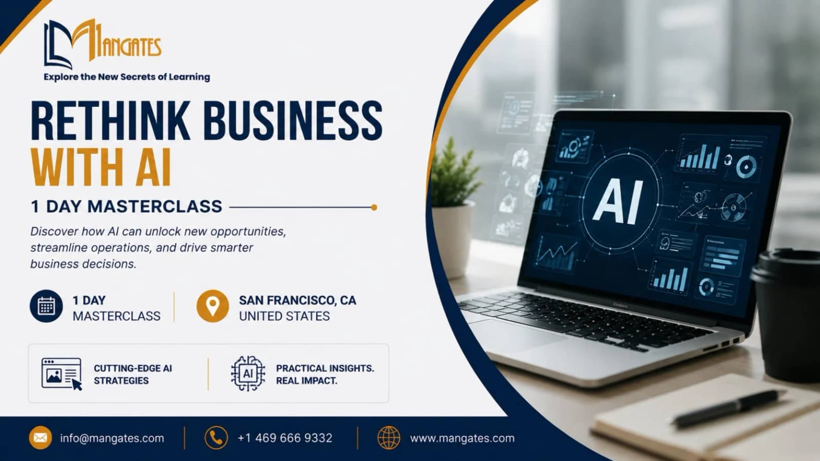 Rethink Business With AI – 1 Day Masterclass | San Francisco, CA