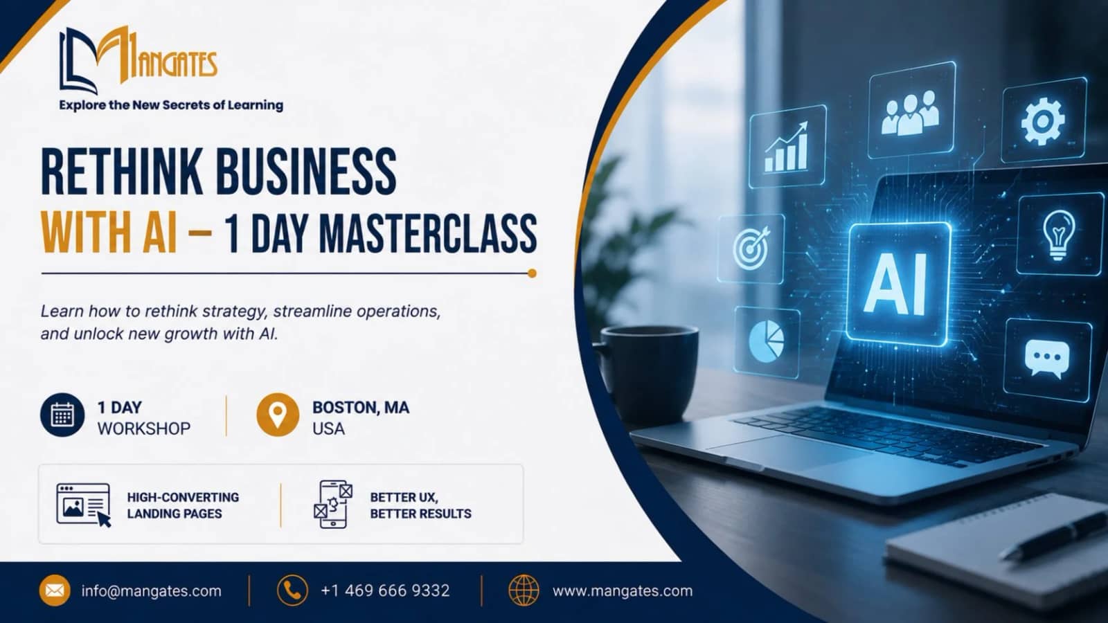 Rethink Business With AI – 1 Day Masterclass | Boston, MA