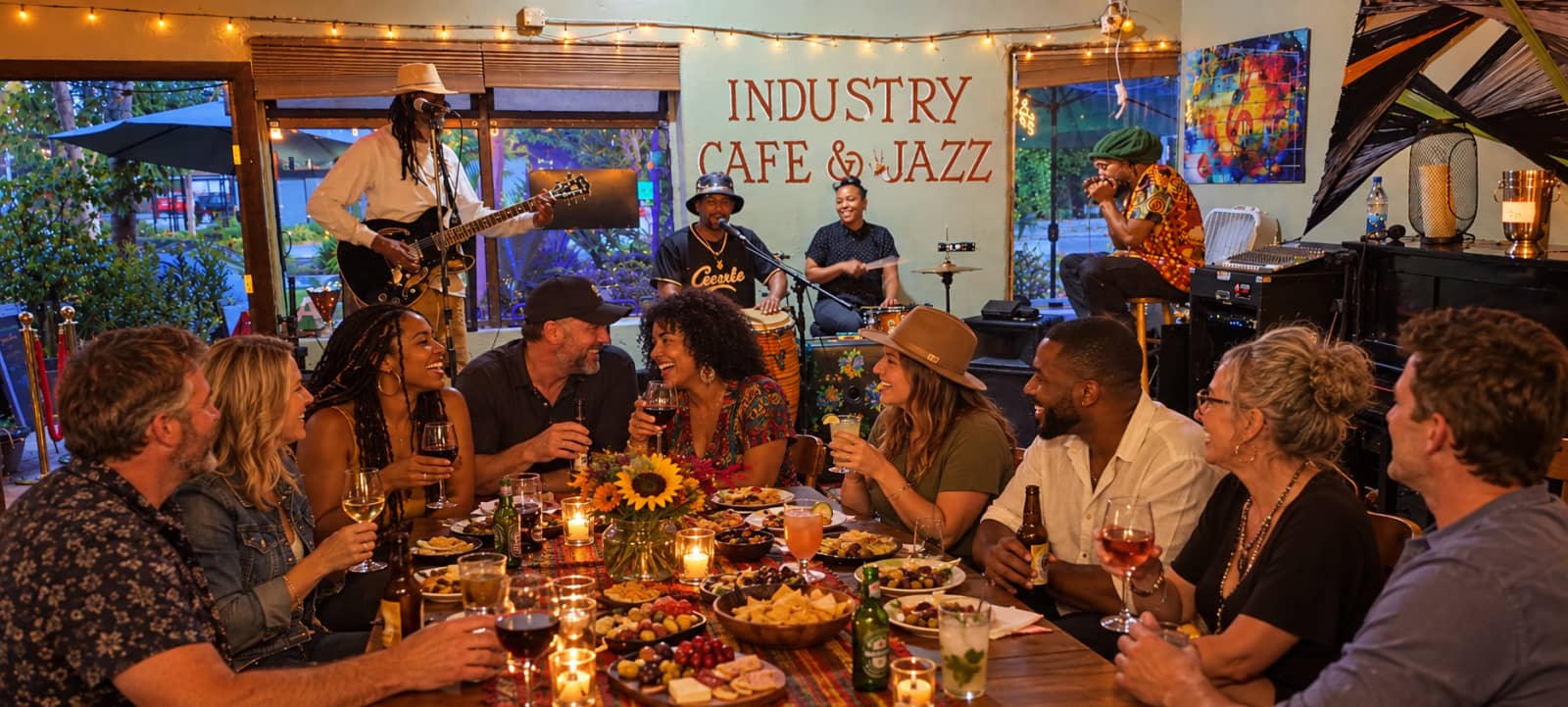 11/21/26 7pm-10pm Jazz mixer with appetizers and cocktail.
