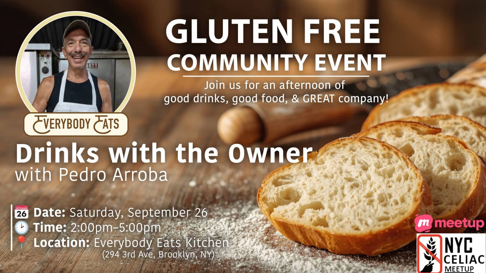Snacks & Drinks at Everybody Eats! | Gluten Free Community Event