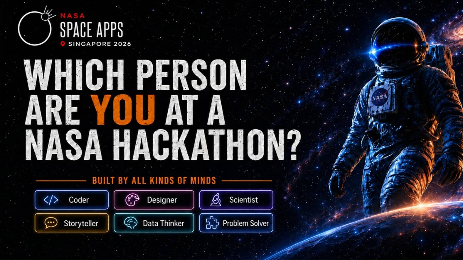 NASA Space Apps Challenge Singapore 2026 🚀 | Virtual Hackathon