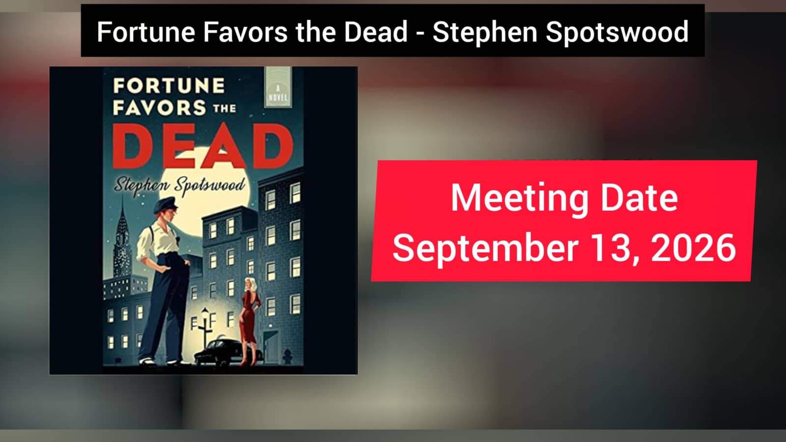 Fortune Favors the Dead by Stephen Spotswood (Peter)