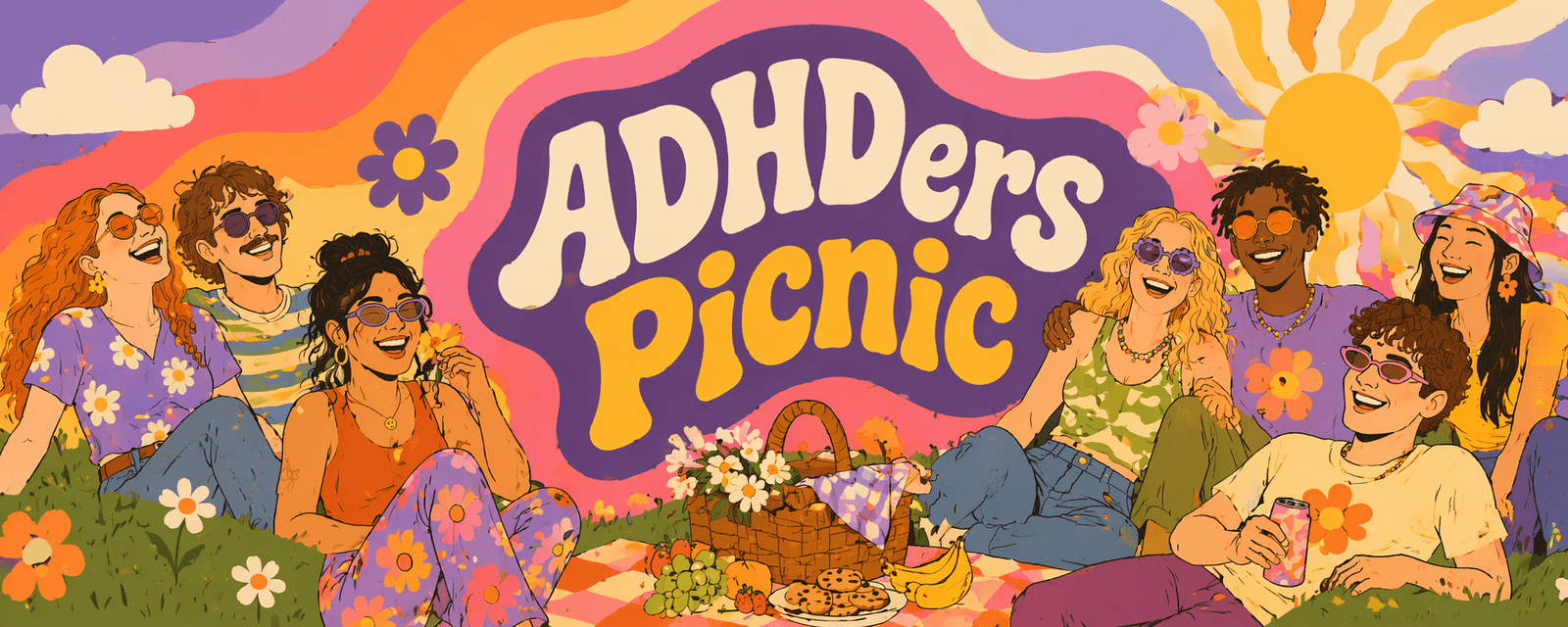 Sunshine & Silliness | The ADHDers Picnic | Holborn | Everyone Welcome