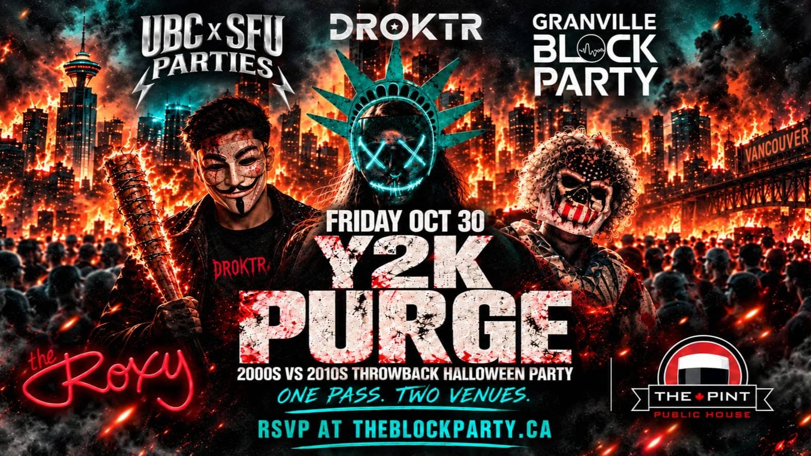 Y2K PURGE: 2000s vs 2010s Throwback Halloween | The Block Party ft. UBCxSFU
