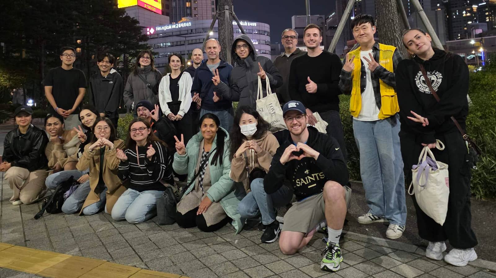 Every Sunday we walk to feed the homeless around Seoul Station