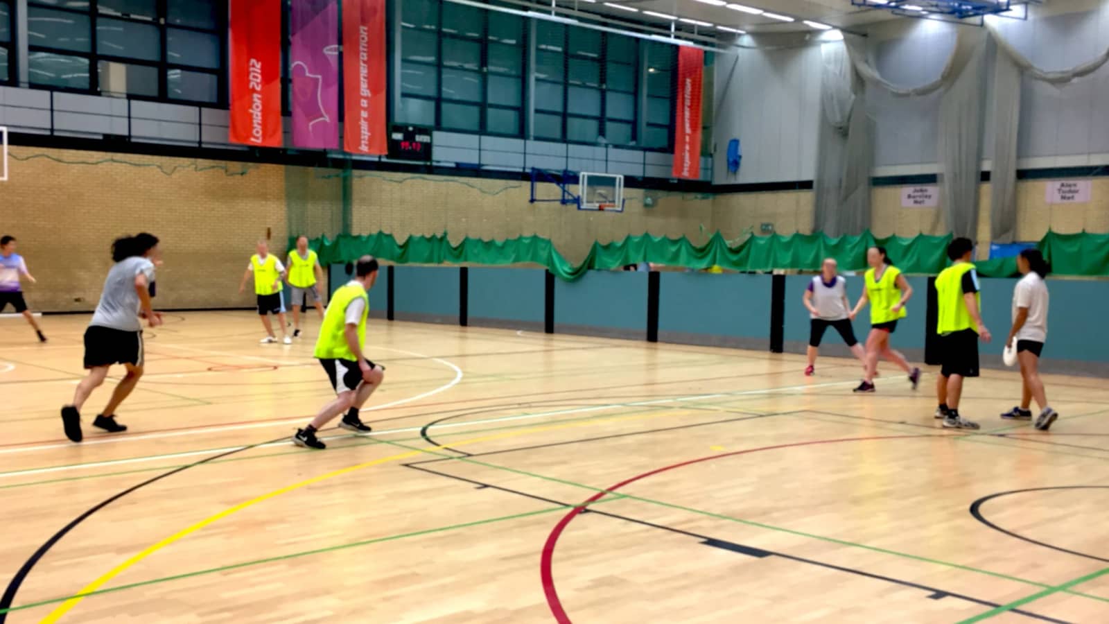 Indoor Ultimate Frisbee at *All Saints Catholic High School* on *Thursday*