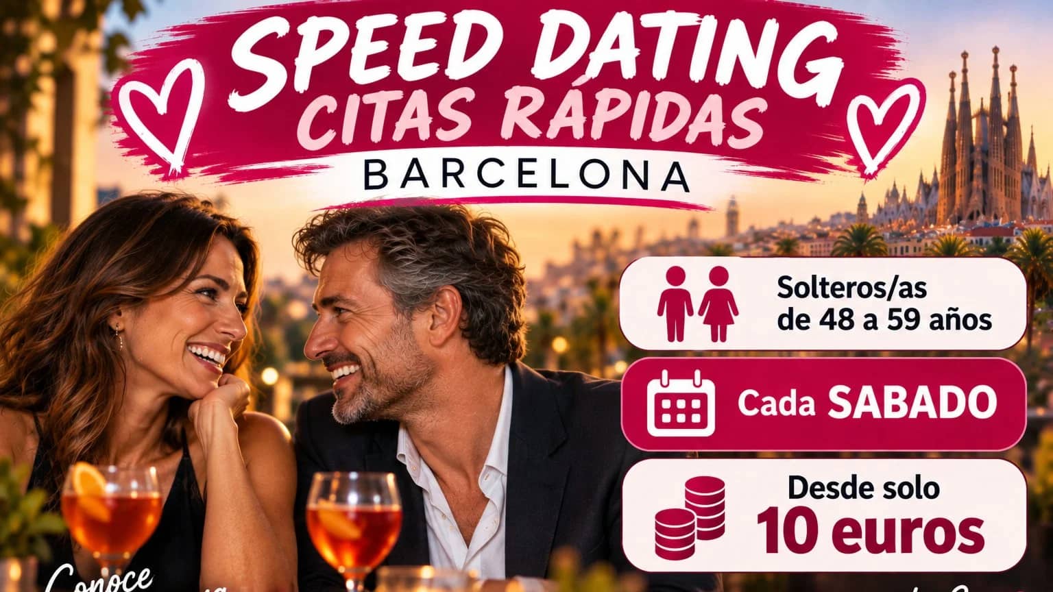 CITAS RÁPIDAS BARCELONA Solteros/as de 48 a 59 años