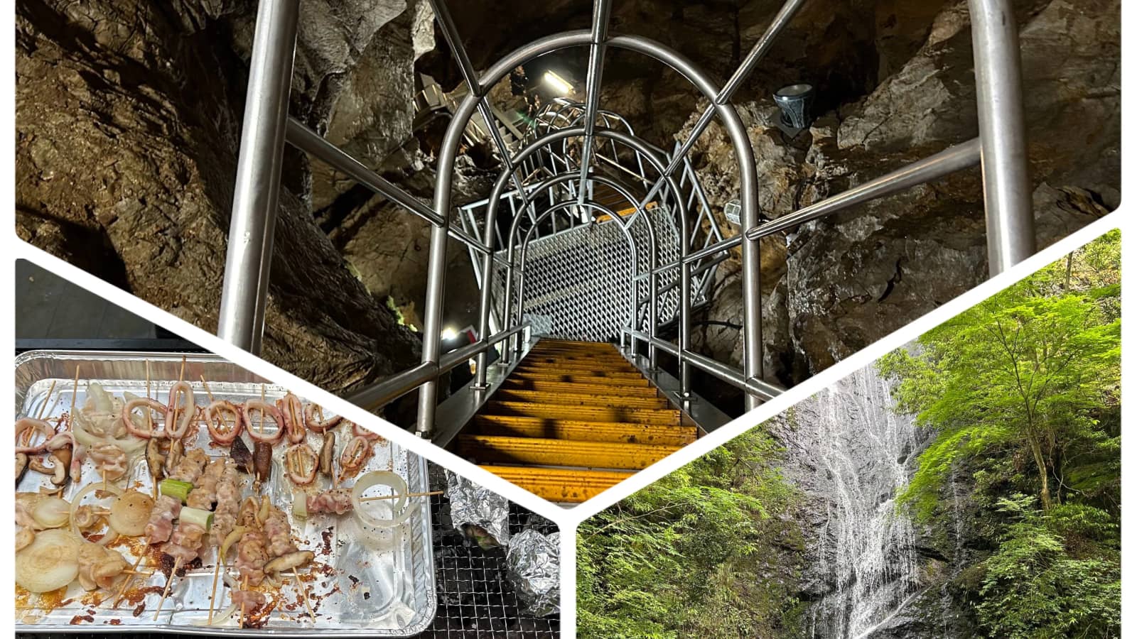 【京丹波で地底探検＆絶景紅葉】Limestone Cave＋🍖Mini-BBQ＆🍁 Fantastic Waterfall in Kyoto✨