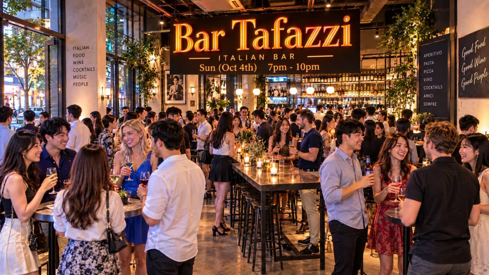 🥂 Ladies FREE Entry 🥂 : 🇮🇹 Classic Italian Bar Tafazzi @ Ebisu🍷