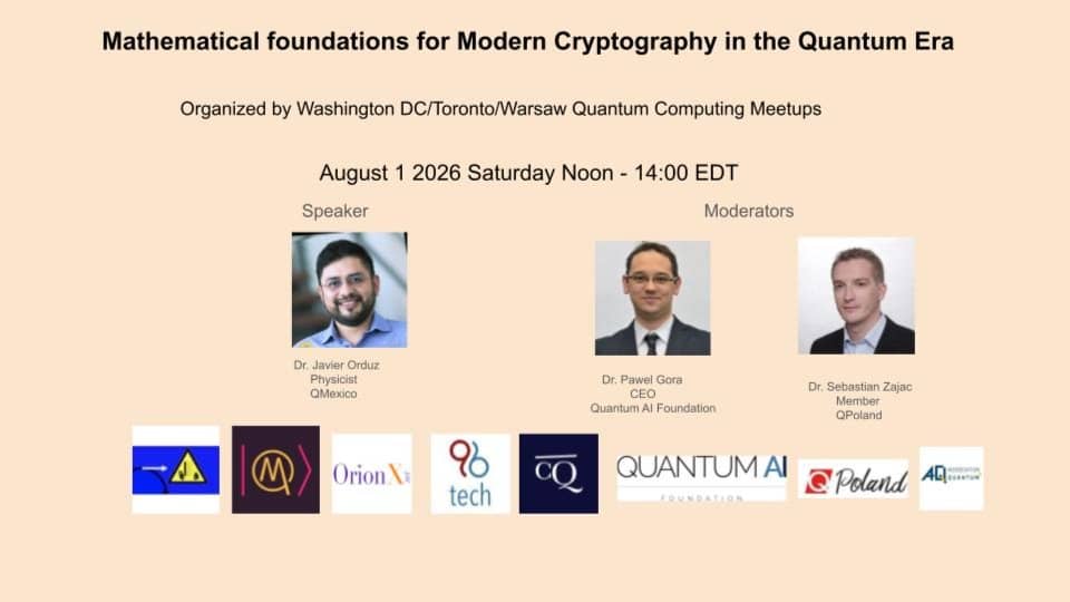 Mathematical foundations for Modern Cryptography in the Quantum Era